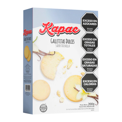 Galletitas Dulces Con Sabor A Vainilla Kapac - comprar online