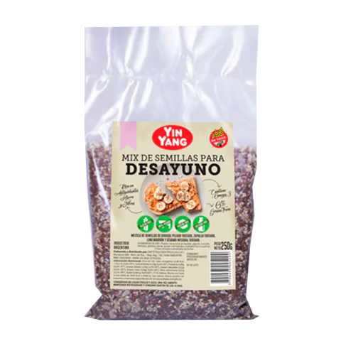 Mix De Semillas Para Desayuno - 250 Gr - Yin Yang - comprar online