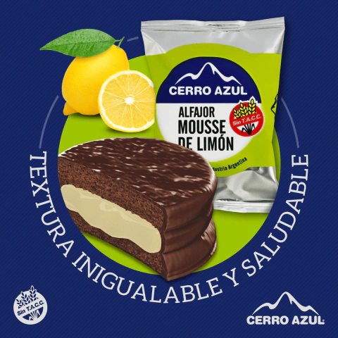 Alfajor Mousse Limon Cerro Azul - comprar online