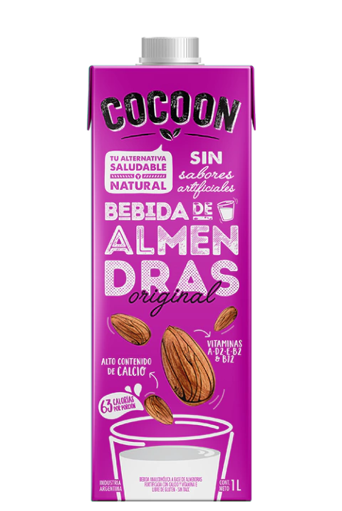Bebida a base de almendras sabor Original - 1L - Cocoon