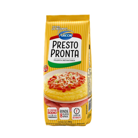 Polenta Instantanea - 490 Gr - Presto Pronta - comprar online