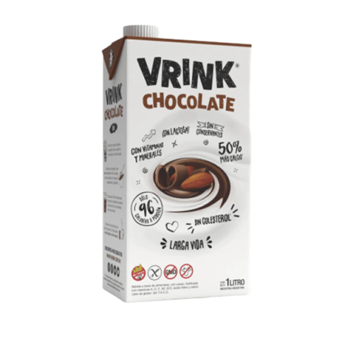 Leche de almendras sabor chocolate - 1 Litro - Vrink