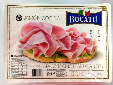 Jamon Cocido - 130gr - Bocatti
