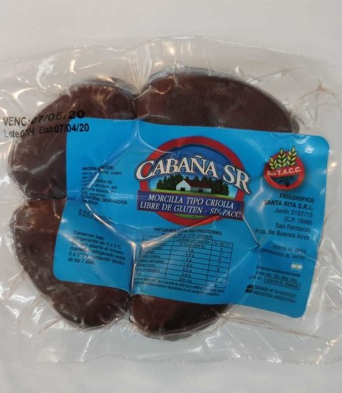 Morcilla tipo criolla bombon - Cabaña Sr
