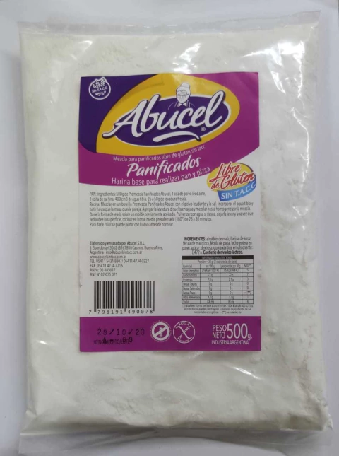 Mezcla para panificados - 500gr - Abucel