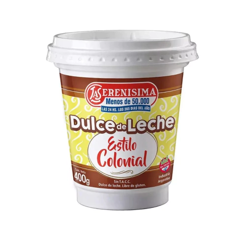 Dulce de leche estilo colonial - 400gr - La serenisima