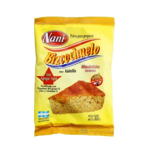 Polvo Para Bizcochuelo De Vainilla Nani