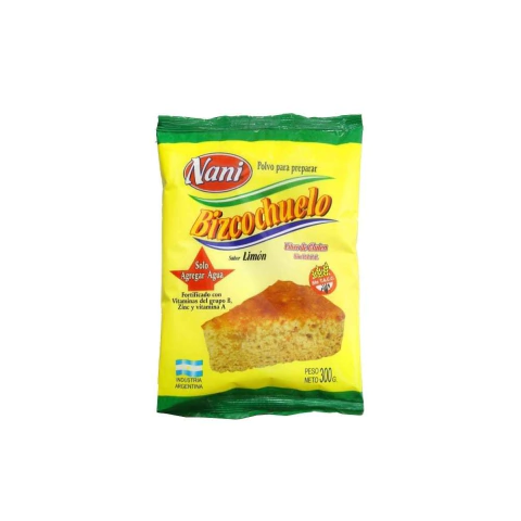 Polvo Para Bizcochuelo Sabor Limon Nani