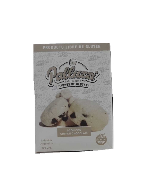 Scon Con Chips De Chocolate - 200 Gr - Palluzzi