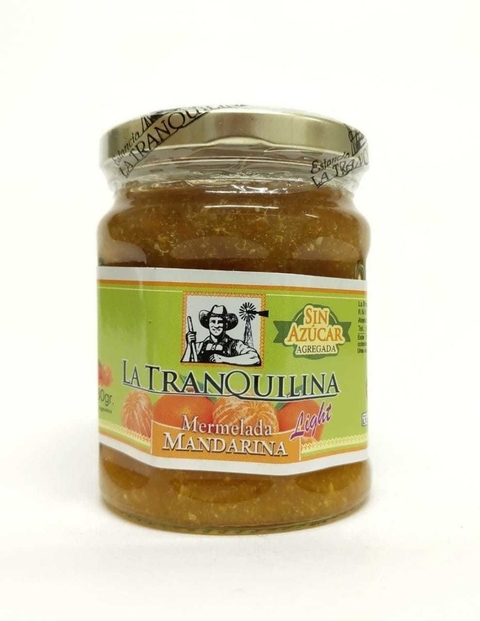 Mermelada Sin Azucar Sabor Mandarina 330Gr La Tranquilina
