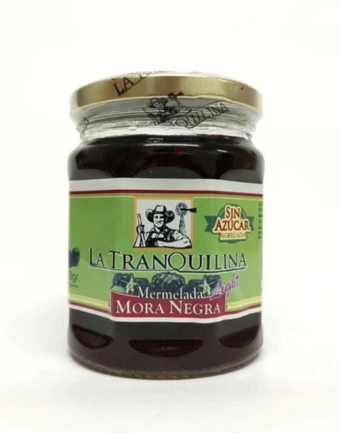 Mermelada Sin Azucar Sabor Mora Negra 330Gr La Tranquilina