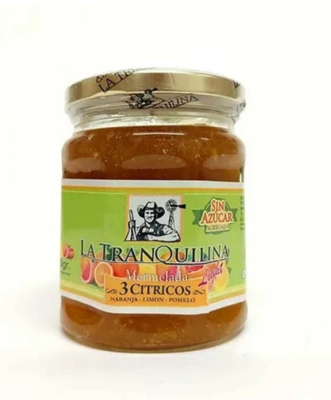 Mermelada Sin Azucar 3 Citricos 330Gr La Tranquilina