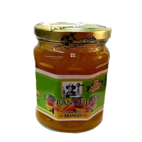 Mermelada Sin Azucar Sabor Mango 330Gr La Tranquilina