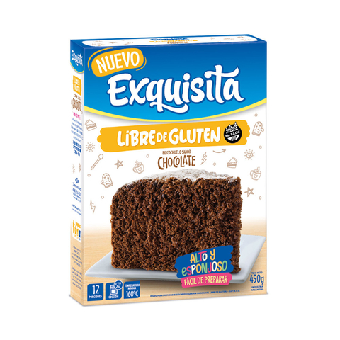 Bizcochuelo de chocolate - 450gr - Exquisita