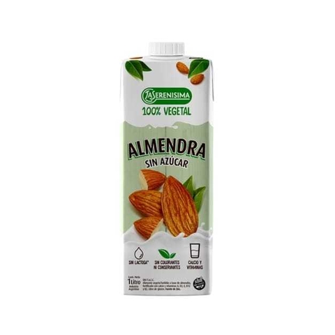 Leche Vegetal De Almendras Sin Azucar - 1 Litro - La Serenisima