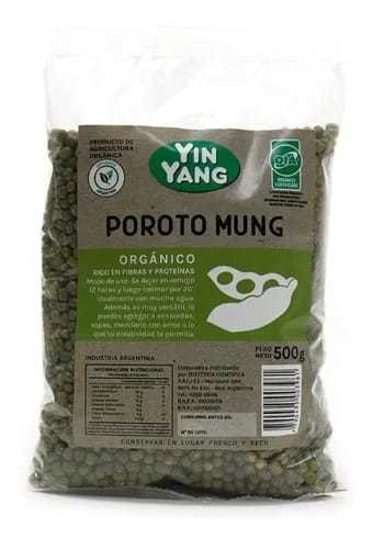 Poroto Mung ORGANICO - 500 Gr - Yin Yang