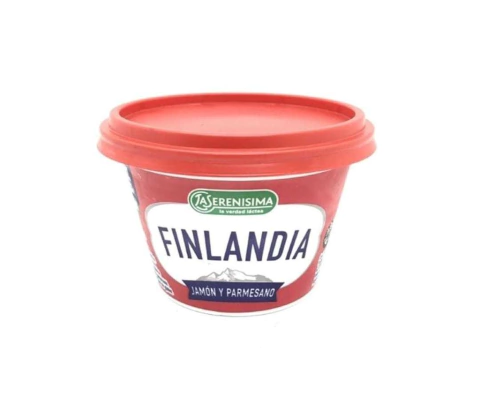 Queso Untable Finlandia Sabor Jamon Y Parmesano - 180 Gr - La Serenisima
