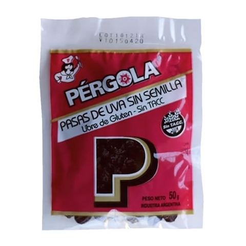 Pasas De Uva Sin Semillas - 50 Gr - Pergola