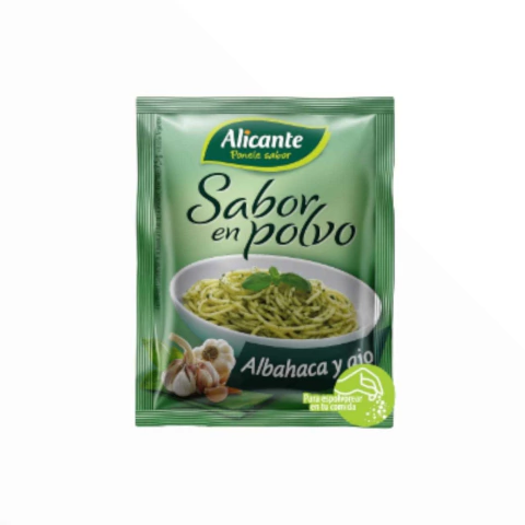 Sabor En Polvo Sabor Albahaca Y Ajo - Alicante