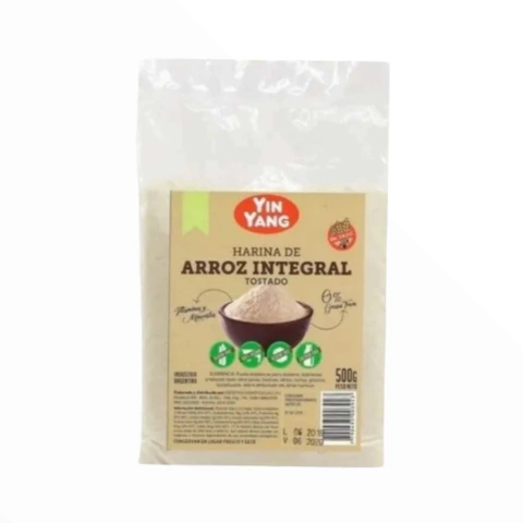 harina de Arroz Integral tostado - 500 Gr - Yin Yang
