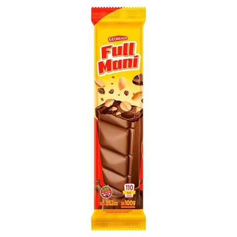 Chocolate Con Leche Y Mani FULL MANI - 100 Gr - Georgalos