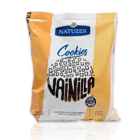 Galletitas Cookies Sabor Vainilla 130Gr Natuzen - comprar online