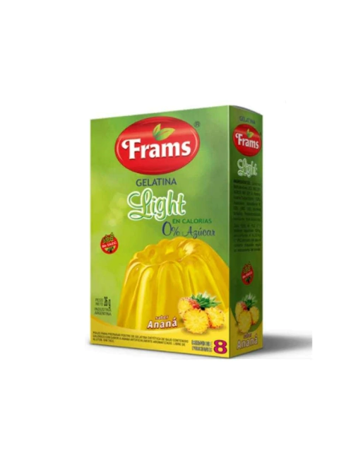 Gelatina Light Sabor Anana - 26 Gr - Frams