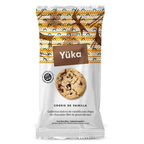 Galletitas Dulces De Vainilla Con Chips De Chocolate - 150 Gr - Yüka