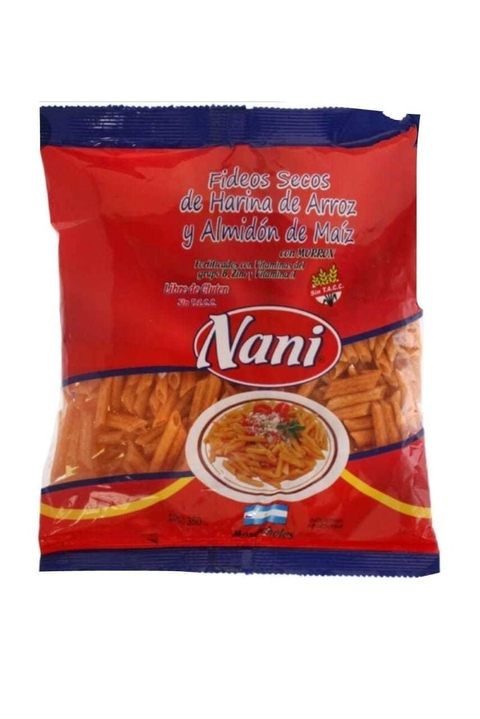 Fideos De Harina De Arroz Y Almidon De Maiz Con Morron - 350 Gr - Nani
