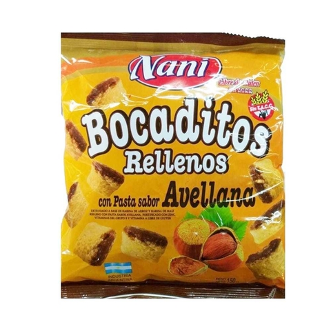 Bocaditos Rellenos Sabor Avellana - 150 Gr - Nani