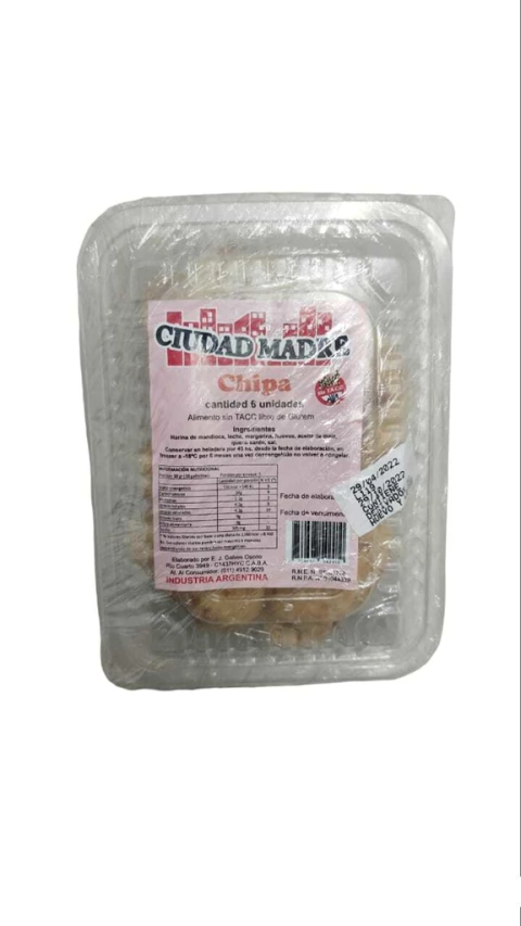 Chipa - 6 Unidades - Ciudad Madre