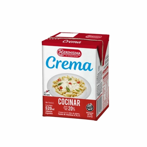Crema Para Cocinar - 520 Ml - La Serenisima