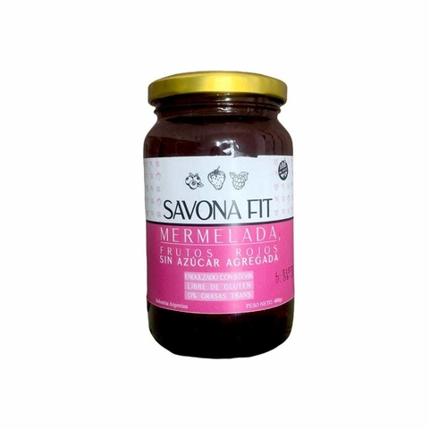 Mermelada De Frutos Rojos - 400 Gr - Savona Fit