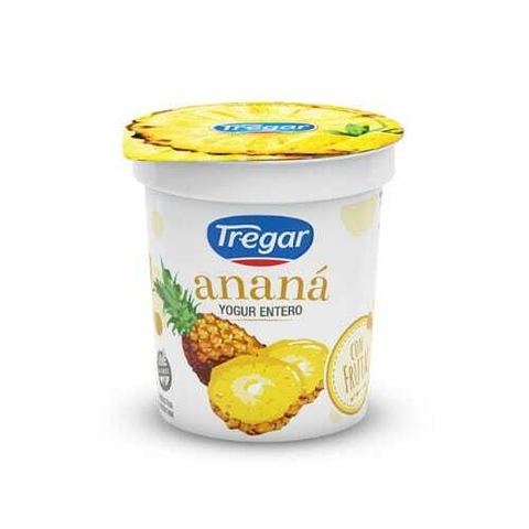 Yogur Entero Sabor Anana - 140 Gr - Tregar