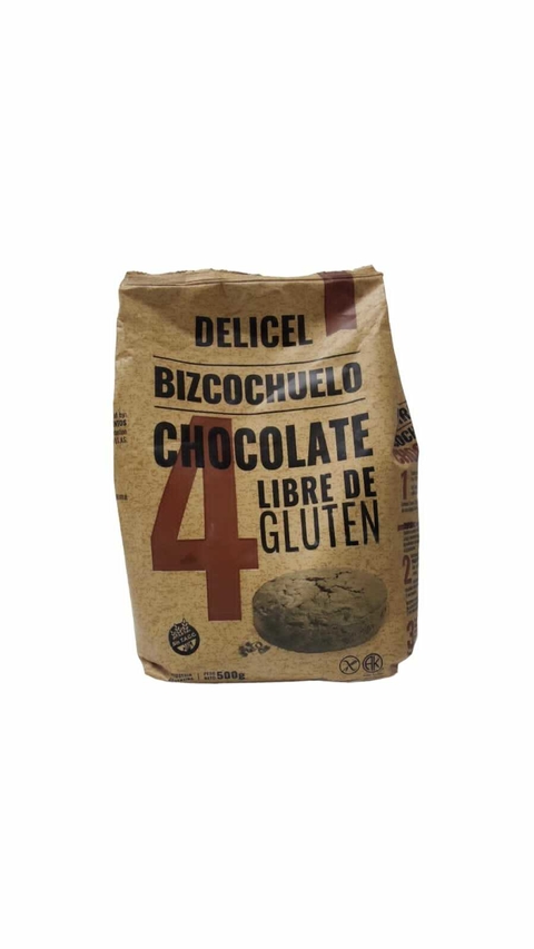 Premezcla bizcochuelo sabor chocolate - 500 gr - Delicel
