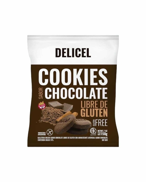Cookies sabor Chocolate - Delicel
