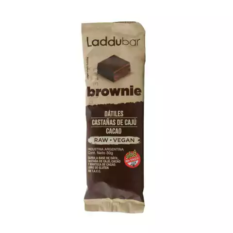 Barra A Base De Datil Castaña De Caju Cacao Y Manteca De Cacao - 30 Gr - Laddubar
