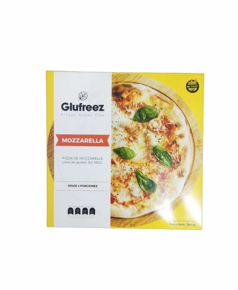 Pizza de Mozzarella - 4 porciones 400gr - GluFreez