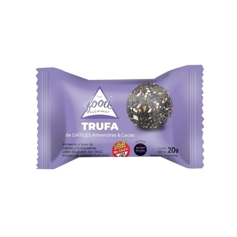 Trufa de Dátiles Almendras y Cacao - 20 Gr - The Food Alchimist