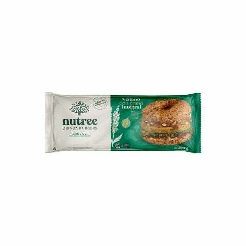 Medallones quinoa - 4 unid - Brocoli con semillas de Lino - Nutree (congelado)