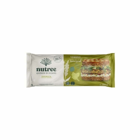 Medallones quinoa - 4 unid - Espinaca con Nuez moscada - Nutree (congelado)