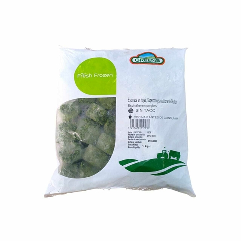 Espinacas - 1 Kilo - Greens (Congeladas)