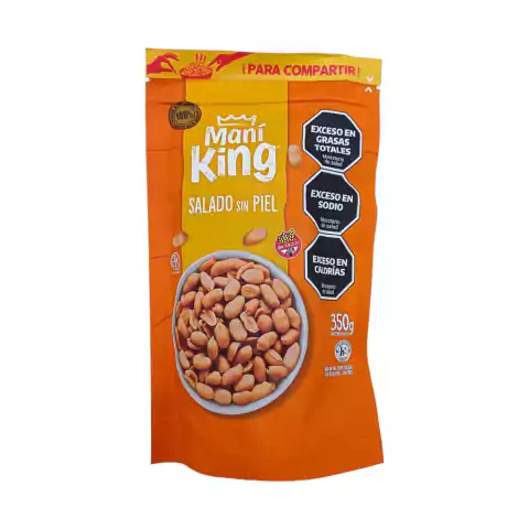 Mani salado sin piel - 350gr - Mani King