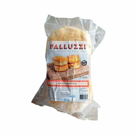 Pan de Hamburguesa - 4 Unidades - Palluzzi