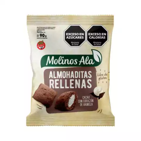 Almohaditas Rellenas de Vainilla - 90 Gr - Molinos Ala
