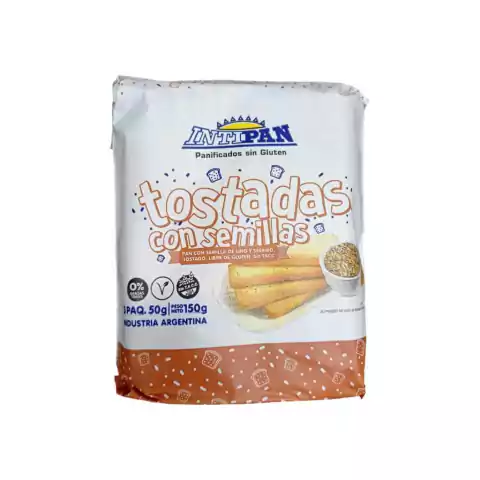 Tostadas Con Semillas - 150 Gr - Intipan