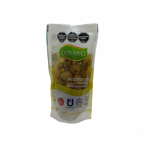 Aceitunas Verdes Descarozadas Doypack - 140g - Durang