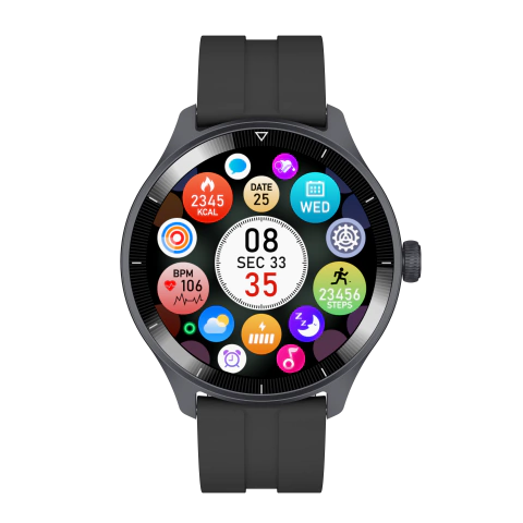 Smart Wach Redondo Ref SW-15 Negro - comprar online