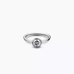 Anillo Liso con Cubic redondo (DD) - comprar online