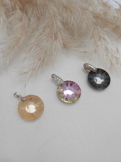 Dije Cristal Redondo Sun 20mm - comprar online